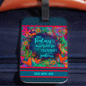 Heute zitieren Personalisierte Name Inspiritiativi Gepäckanhänger