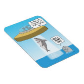 Heutige Außerirdischen ernten Hai als Manateuhren Magnet (Rechte Seite)