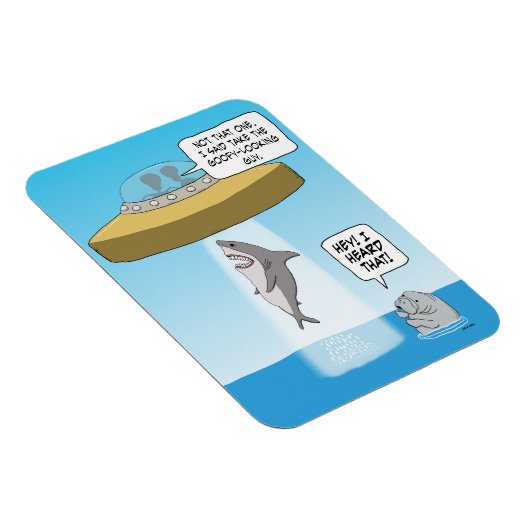 Heutige Außerirdischen ernten Hai als Manateuhren Magnet (Rechte Seite)