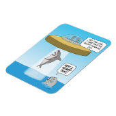 Heutige Außerirdischen ernten Hai als Manateuhren Magnet (Linke Seite)