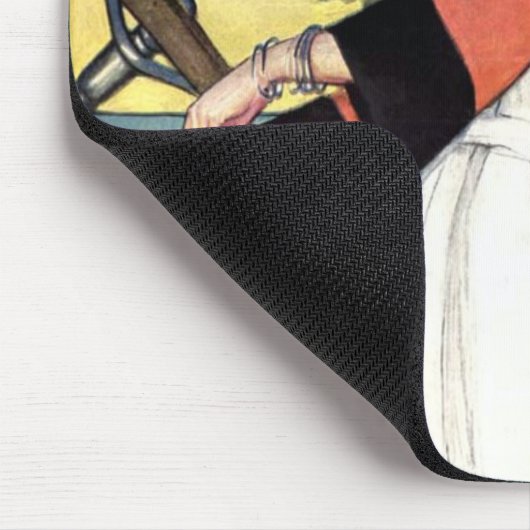 Heutige Hausfrau Mousepad (Ecke)