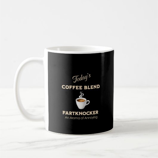 Heutige Kaffee-Mischung, Fartknocker Kaffeetasse (Links)