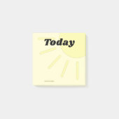 Heutige To-Do-Klebezettel Post-it Klebezettel (Vorderseite)