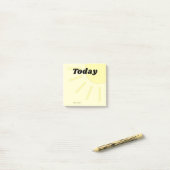 Heutige To-Do-Klebezettel Post-it Klebezettel (Auf Schreibtisch)