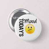 Heutiger StimmungEmoticon enttäuscht Button (Vorne & Hinten)