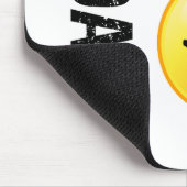 Heutiger Stimmungemoticon-helles Lächeln Mousepad (Ecke)