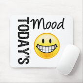 Heutiger Stimmungsehr glücklicher Emoticon Mousepad (Mit Mouse)