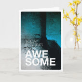 Heutiger Tag ist fantastische Geburtstagskarte Karte (Gelbe Blume)