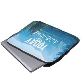 Heutiger Tag war fantastisch Laptopschutzhülle (Vorne Knopf)