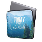 Heutiger Tag war fantastisch Laptopschutzhülle (Vorderseite Links)