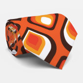 Heutiges Bestes! Psychedelische Orange Krawatte (Gerollt)