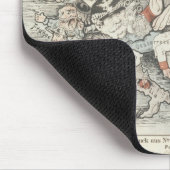 Heutiges Europe', 1887 Mousepad (Ecke)