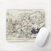 Heutiges Europe', 1887 Mousepad (Mit Mouse)