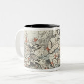 Heutiges Europe', 1887 Zweifarbige Tasse (Vorderseite Links)