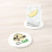 Heutiges Fourcast "Golf " Sandstein Untersetzer (Seite)