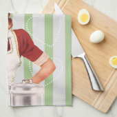 Heutiges spezielles Dishtowel - im Grün Geschirrtuch (Viertel Falte)