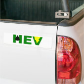 HEV grüner Blitz V Autoaufkleber (Auf Lkw)