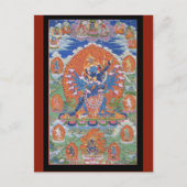 Hevajra Tibetisch-buddhistische Deity Art Postkarte (Vorderseite)