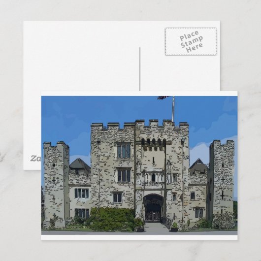Hever Castle Postkarte (Vorne/Hinten)