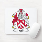 Hewitt-Familienwappen Mousepad (Mit Mouse)