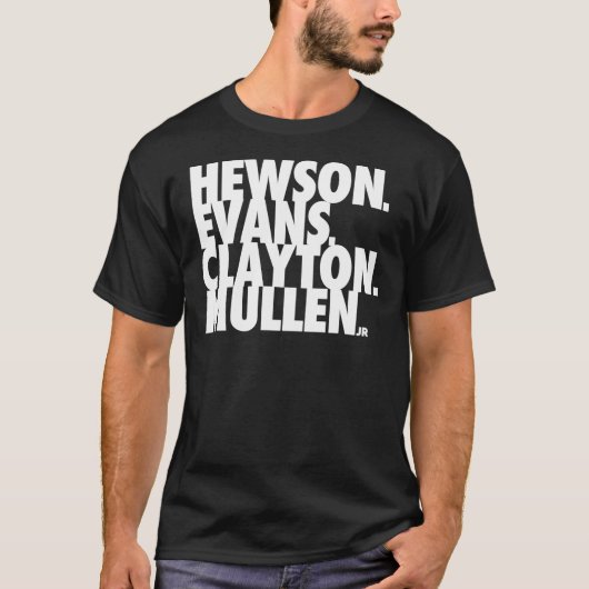 Hewson Evans Clayton and Mullen Classic T-Shirt (Vorderseite)