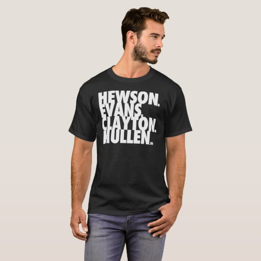Hewson Evans Clayton and Mullen Classic T-Shirt (Vorne ganz)