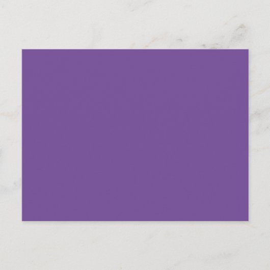 Hex #714997, Bouquet Ankündigungspostkarte (Vorderseite)