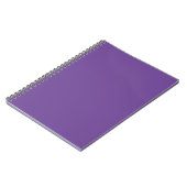 Hex #714997 Spiral Foto Notebook Notizblock (Linke Seite)