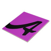 Hex cc33cc Farbnummer Monogramm Keramik Tile Fliese (Seite)