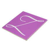 Hex cc66cc Farbnummer Monogramm Keramik Tile Fliese (Seite)