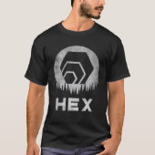 HEX Coin HEX to the Moon Token Crypto Cryptocurry T-Shirt (Vorderseite)