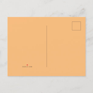 Hex Color #FABA77, Brandy Ankündigungspostkarte