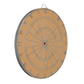 Hex Color #FABA77, Brandy Dartboard Dartscheibe (Vorderseite Links)