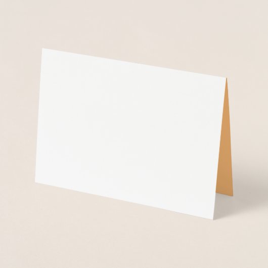 Hex Color #FABA77, Brandy Folienkarte (Vorderseite)