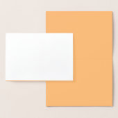Hex Color #FABA77, Brandy Folienkarte (Anzeige)