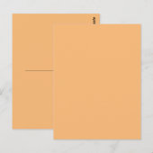 Hex Color #FABA77, Brandy Postkarte (Vorne/Hinten)