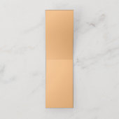 Hex Color #FABA77, Brandy Terminkarte (Innenseite Aufgefaltet)