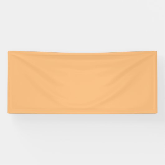 Hex Color #FABA77, Brandy Vinyl Banner (Horizontal)
