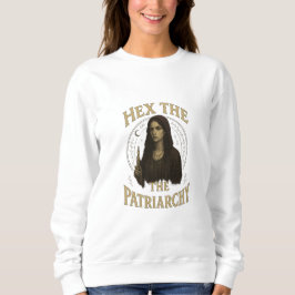 Hex das Patriarchat – Wiccan-Hexen-Illustration  Sweatshirt