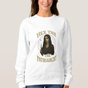 Hex das Patriarchat – Wiccan-Hexen-Illustration Sweatshirt