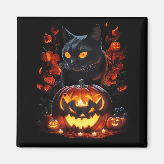 Hex, der Halloween-T - Shirt Magnet (Vorne)