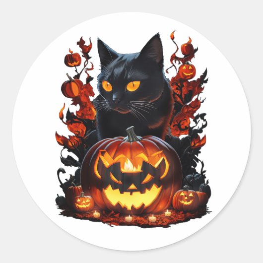 Hex, der Halloween-T - Shirt Runder Aufkleber (Vorderseite)