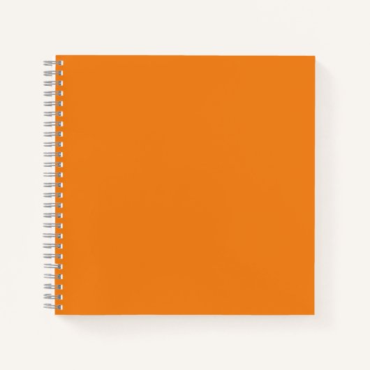 Hex #F17F17 Spiral-Notebook Notizblock (Vorderseite)