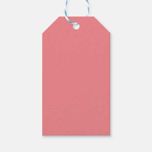 Hex #F1838A, Girly Geschenkanhänger (Vorderseite)