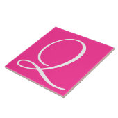 Hex ff3399 Farbnummer Monogramm Keramik Tile Fliese (Seite)