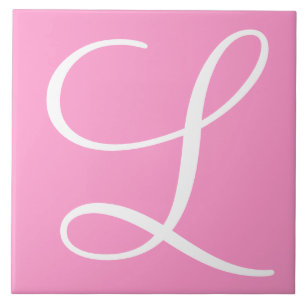 Hex ff99cc Farbnummer Monogramm Keramik Tile Fliese