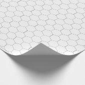 Hex Gaming Paper Roll - Hexagons Geschenkpapier (Ecke)