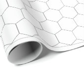 Hex Gaming Paper Roll - Hexagons Geschenkpapier (Rolleneckpunkt)
