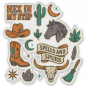 Hex in meinem Step-Aufkleber Aufkleber (Vorderseite)