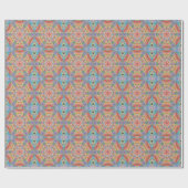 Hex Mandala Regenbogen Geschenkpapier (Flach)